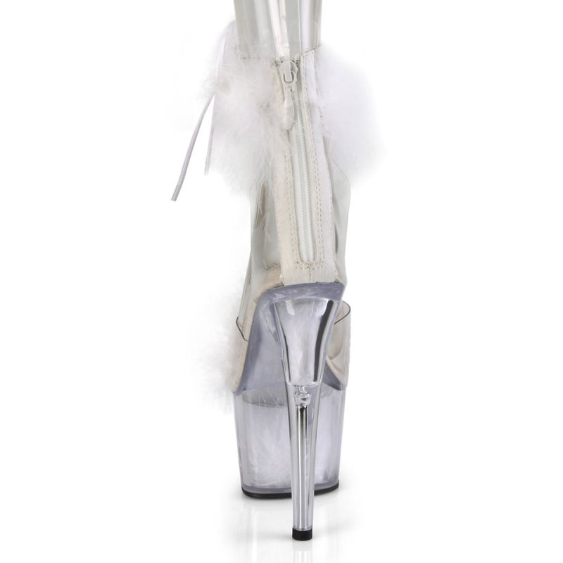 Pleaser Adore-724F Hakken Dames Wit | BELGIE BESDAVOQ