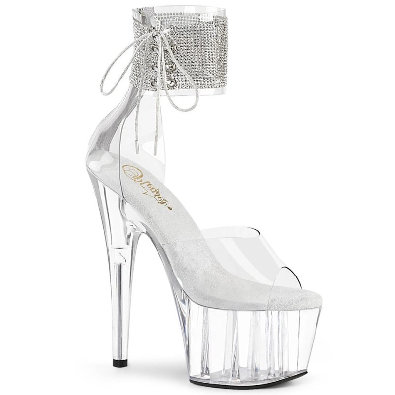 Pleaser Adore-724RS Hakken Dames Clear | BELGIE BENGVYWJ