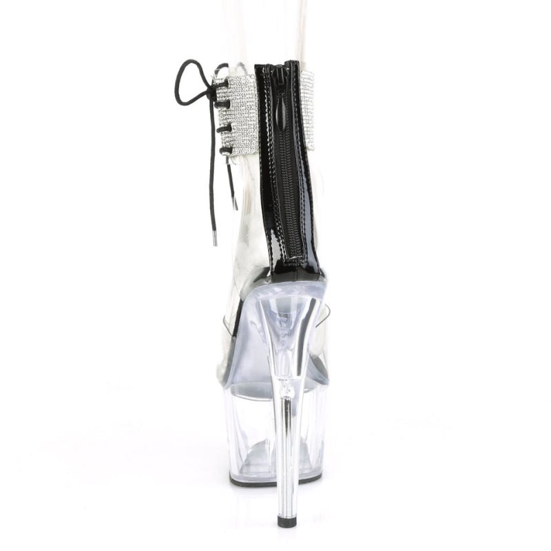 Pleaser Adore-724RS Hakken Dames Zwart | BELGIE BECGQTSI