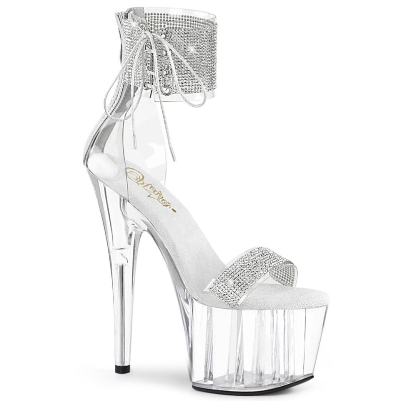 Pleaser Adore-727RS Hakken Dames Clear | BELGIE BEABYLRQ