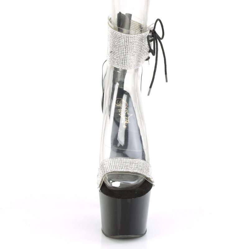 Pleaser Adore-727RS Hakken Dames Zwart | BELGIE BEJEIBXD