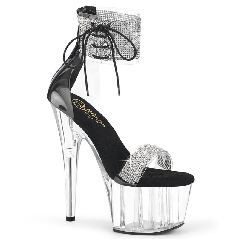 Pleaser Adore-727RS Hakken Dames Zwart | BELGIE BEDYJXLE