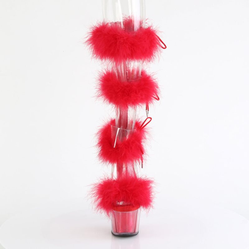 Pleaser Adore-728F Hakken Dames Rood | BELGIE BECROBUS