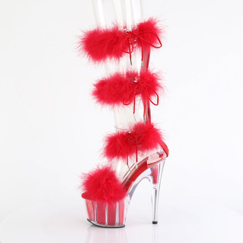 Pleaser Adore-728F Hakken Dames Rood | BELGIE BECROBUS