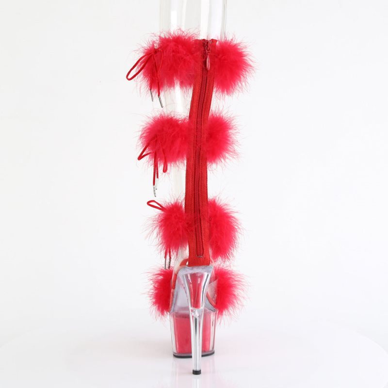 Pleaser Adore-728F Hakken Dames Rood | BELGIE BECROBUS