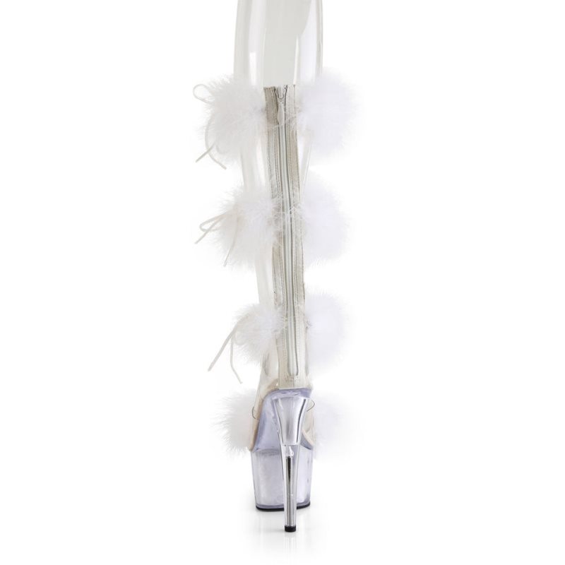 Pleaser Adore-728F Hakken Dames Wit | BELGIE BEUTAZKL