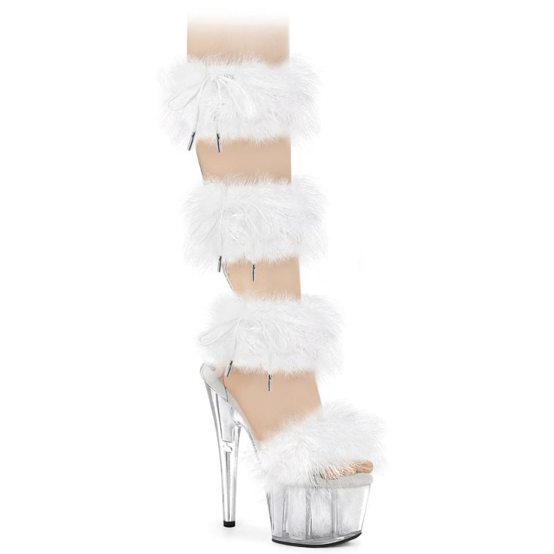 Pleaser Adore-728F Hakken Dames Wit | BELGIE BEUTAZKL