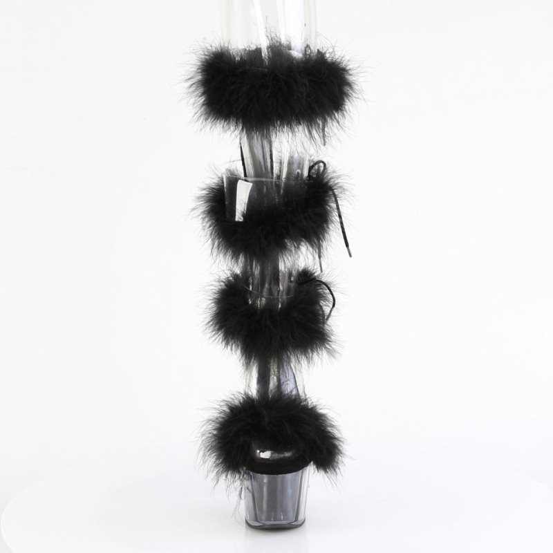 Pleaser Adore-728F Hakken Dames Zwart | BELGIE BEUEOWYQ