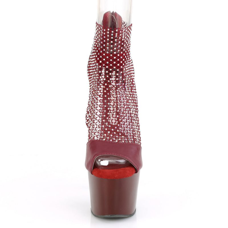 Pleaser Adore-765RM Hakken Dames Bordeaux | BELGIE BETAIZEL