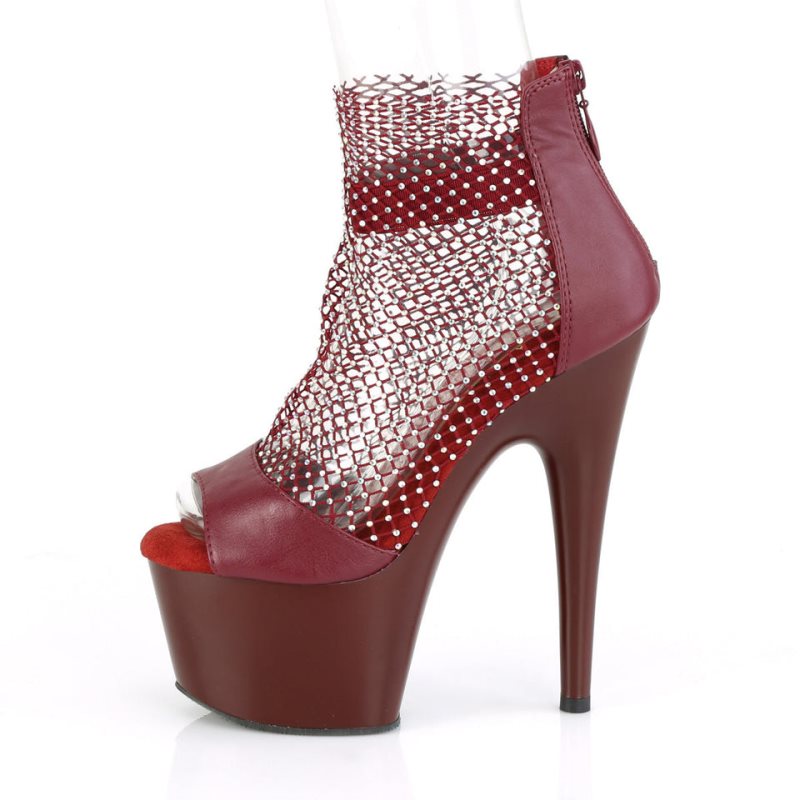 Pleaser Adore-765RM Hakken Dames Bordeaux | BELGIE BETAIZEL