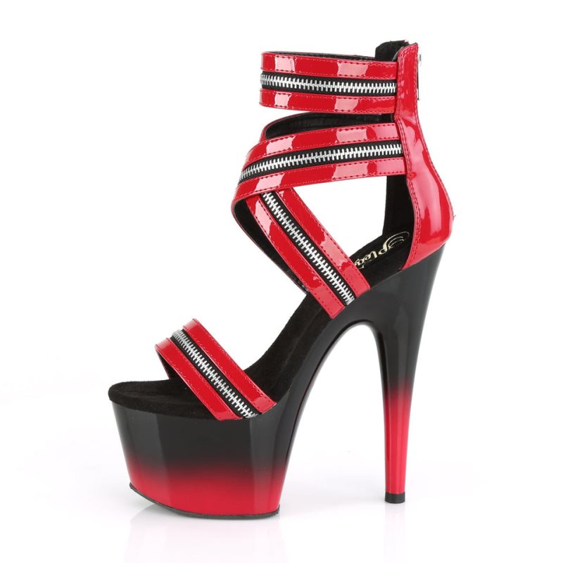 Pleaser Adore-766 Hakken Dames Rood | BELGIE BEXIYPJB
