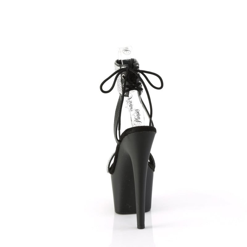 Pleaser Adore-770 Vegan Leather Hakken Dames Zwart | BELGIE BEMBLZSA