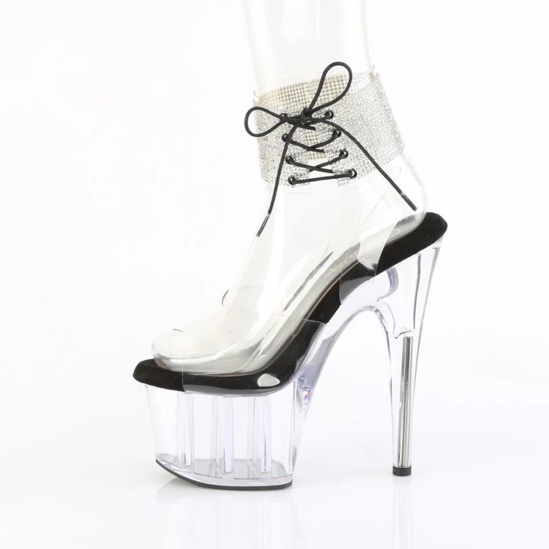 Pleaser Adore-791-2RS Hakken Dames Zwart | BELGIE BECSEWDP
