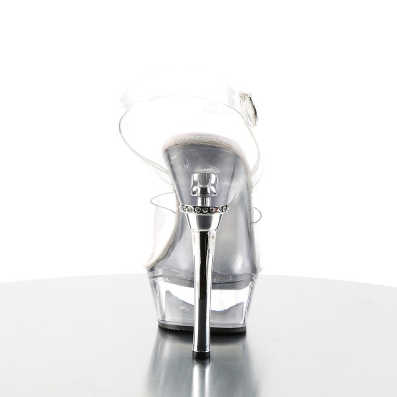 Pleaser Allure-608 Hakken Dames Clear | BELGIE BEDRTCZE