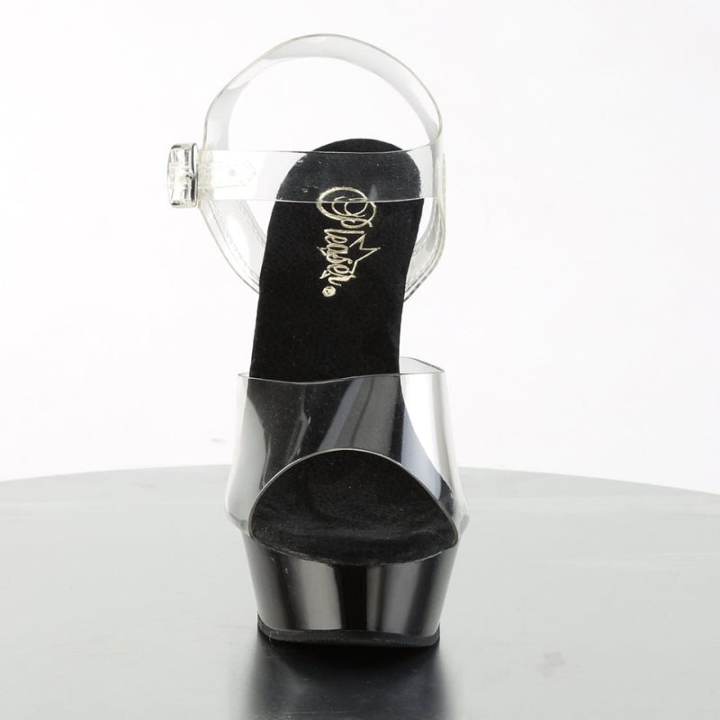 Pleaser Allure-608 Hakken Dames Zwart | BELGIE BELYTDOS