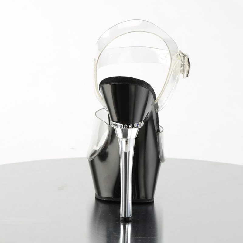 Pleaser Allure-608 Hakken Dames Zwart | BELGIE BELYTDOS