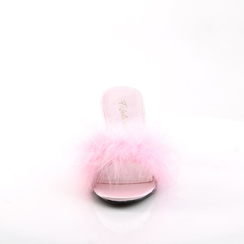 Pleaser Amour-03 Badslippers Dames Roze | BELGIE BENBDELZ