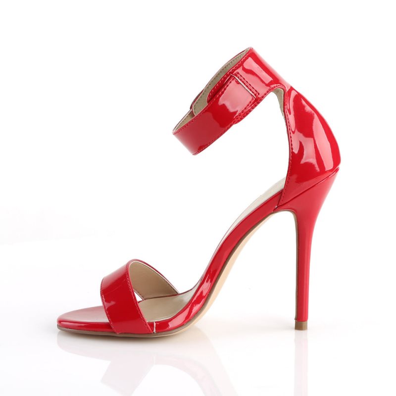 Pleaser Amuse-10 Hakken Dames Rood | BELGIE BEJKSIUH