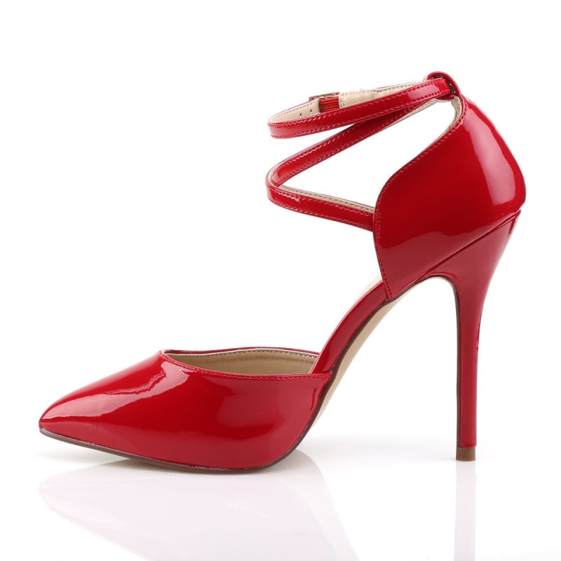 Pleaser Amuse-25 Hakken Dames Rood | BELGIE BESOPVBT