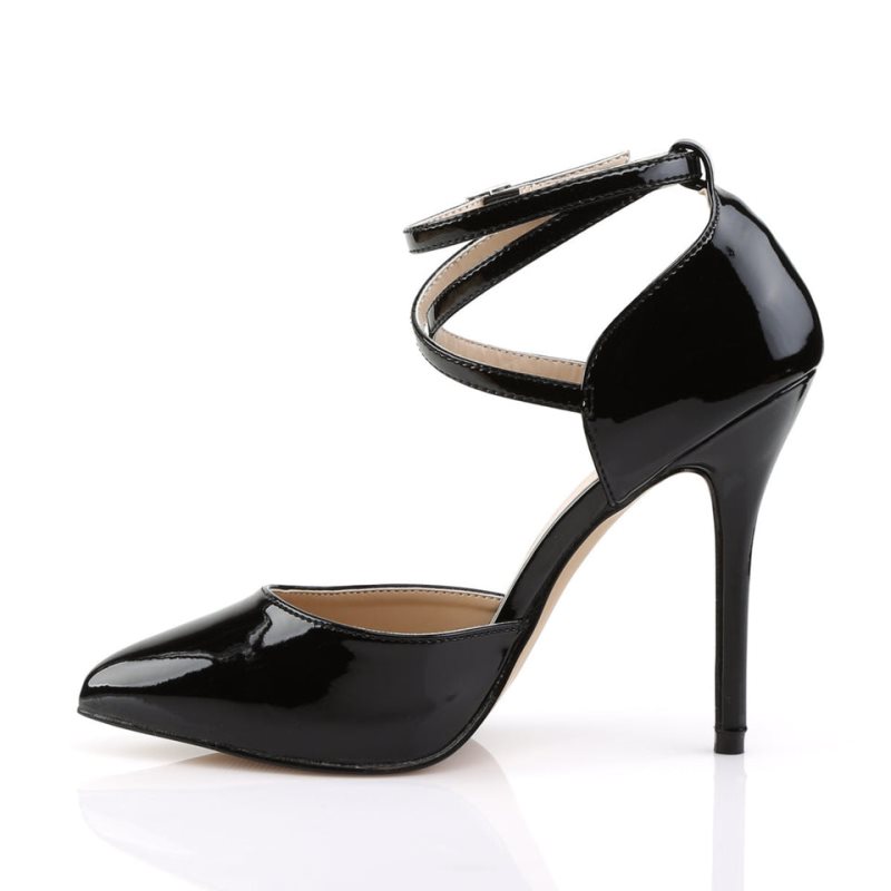 Pleaser Amuse-25 Hakken Dames Zwart | BELGIE BESGCRHT