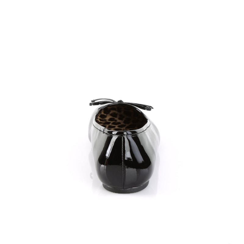 Pleaser Anna-01 Ballerinas Dames Zwart | BELGIE BELTENJW