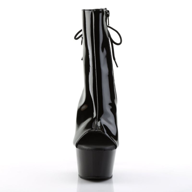 Pleaser Aspire-1018 Laarzen Dames Zwart | BELGIE BEHWKRZX