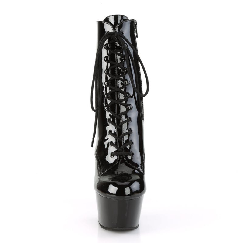 Pleaser Aspire-1020 Laarzen Dames Zwart | BELGIE BEOPXNEW