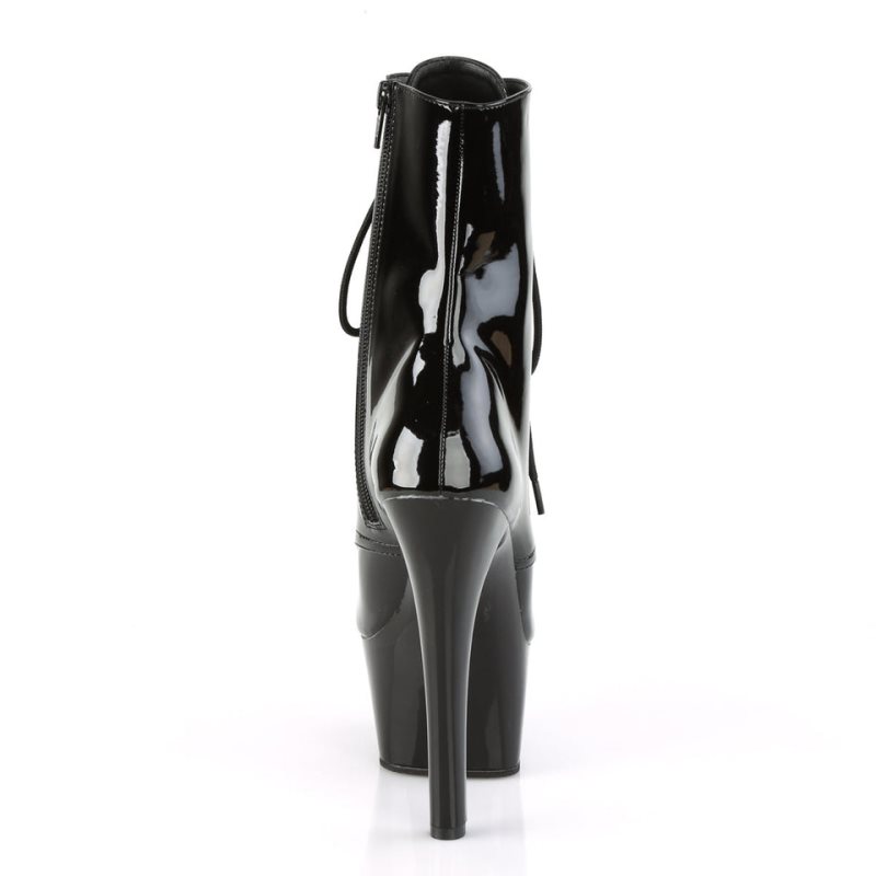 Pleaser Aspire-1020 Laarzen Dames Zwart | BELGIE BEOPXNEW