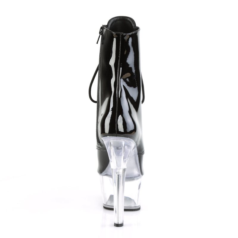 Pleaser Aspire-1021 Laarzen Dames Zwart | BELGIE BECBNWFS