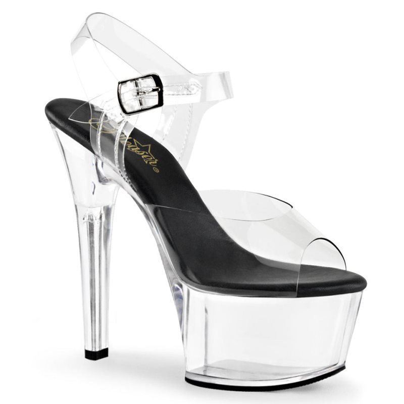 Pleaser Aspire-608 Hakken Dames Zwart | BELGIE BEQKSYMB