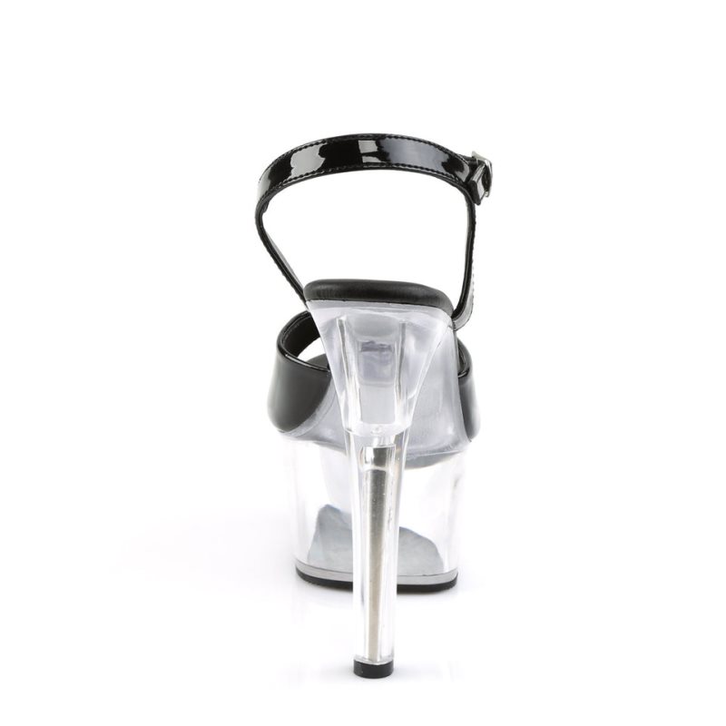 Pleaser Aspire-609 Hakken Dames Zwart | BELGIE BEGNPWVB