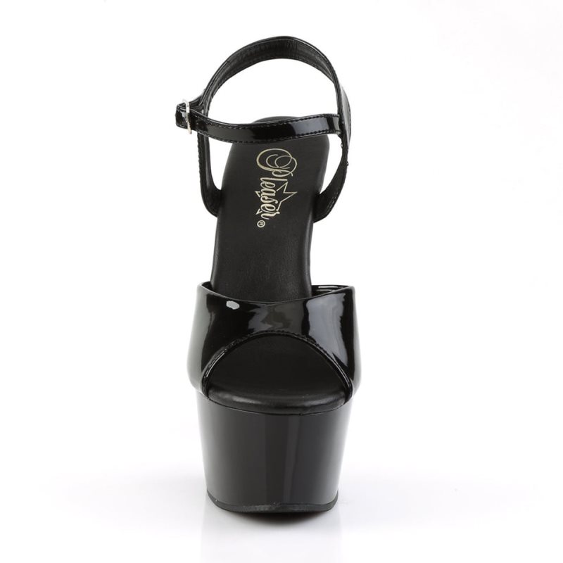 Pleaser Aspire-609 Hakken Dames Zwart | BELGIE BEJDLYVP
