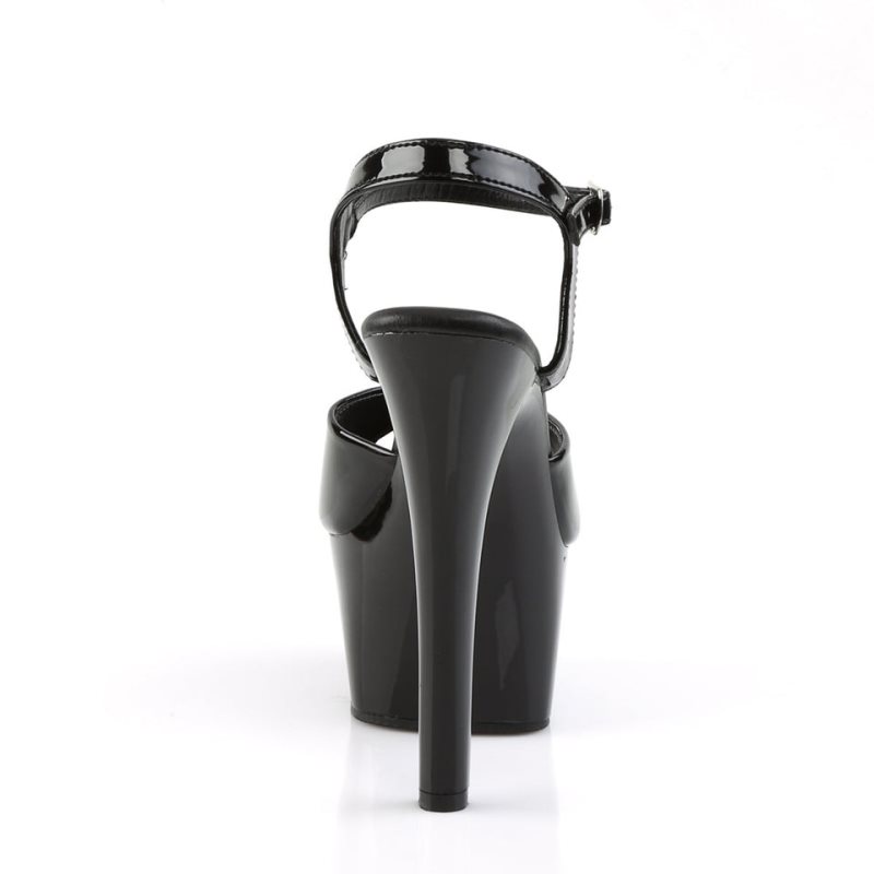 Pleaser Aspire-609 Hakken Dames Zwart | BELGIE BEJDLYVP