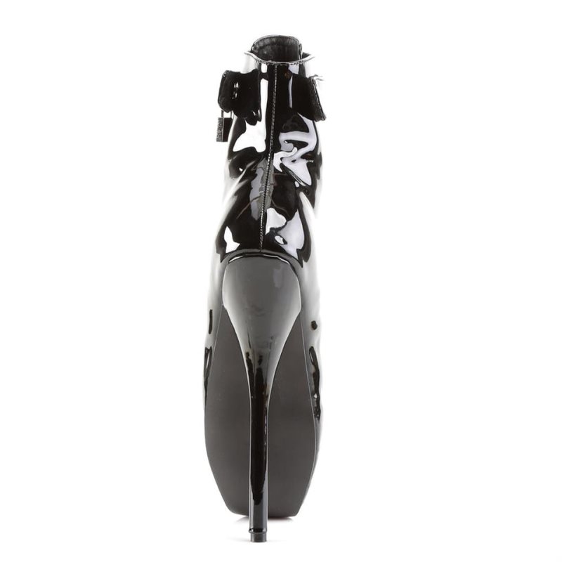 Pleaser Ballet-1025 Laarzen Dames Zwart | BELGIE BEZYJMIX