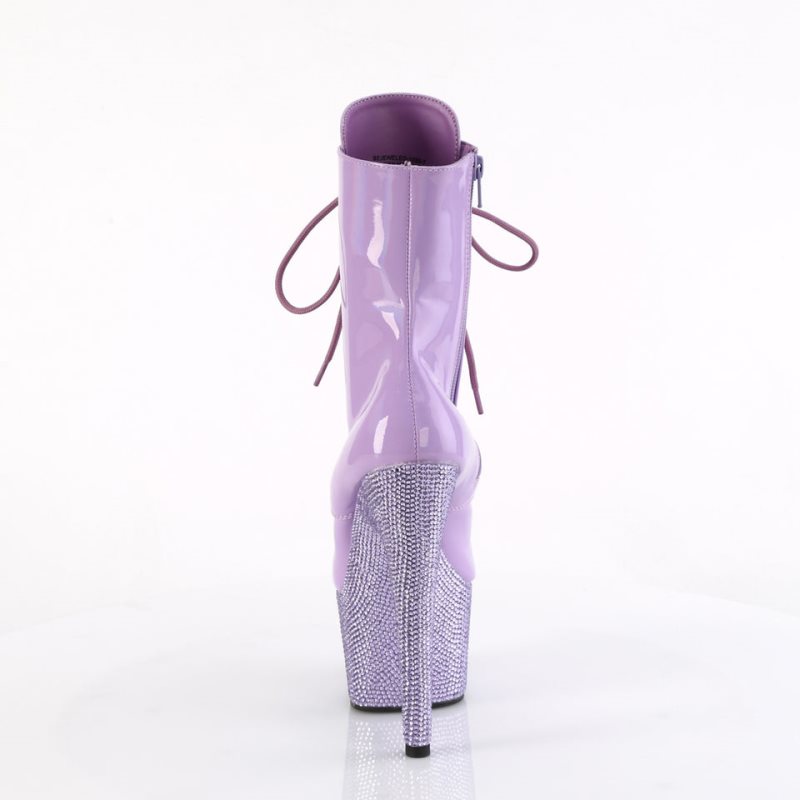 Pleaser Bejeweled-1020-7 Laarzen Dames Paars | BELGIE BELAZWYC