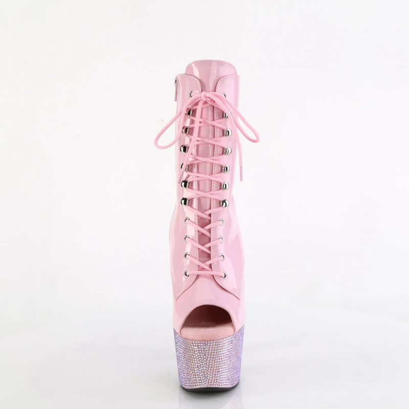 Pleaser Bejeweled-1021-7 Laarzen Dames Roze | BELGIE BECXKHVR