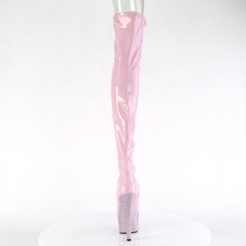 Pleaser Bejeweled-3011-7 Hoge Hakken Dames Roze | BELGIE BEIACFST