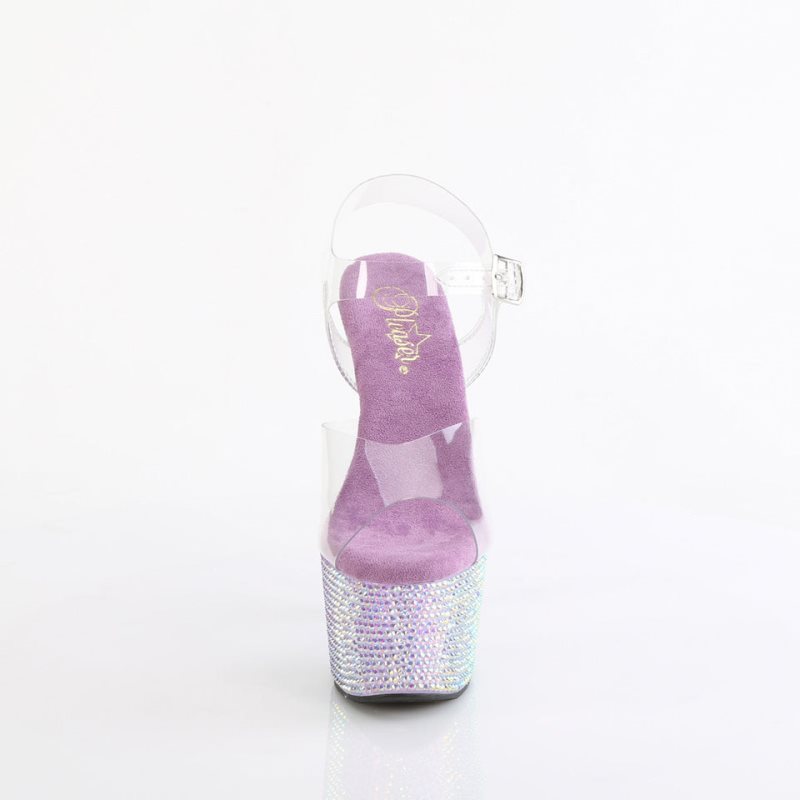 Pleaser Bejeweled-708RRS Hakken Dames Paars | BELGIE BEXATKJD