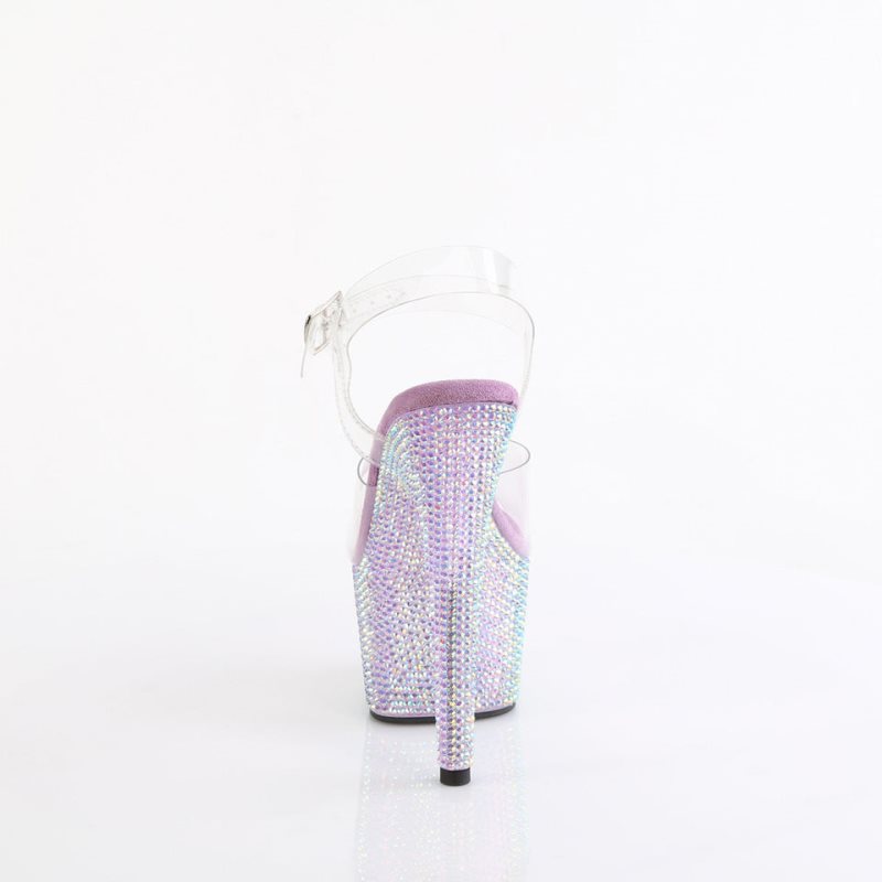 Pleaser Bejeweled-708RRS Hakken Dames Paars | BELGIE BEXATKJD