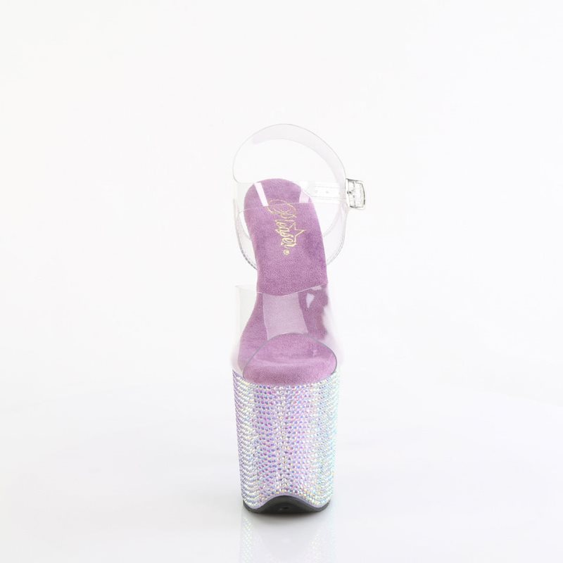 Pleaser Bejeweled-808RRS Hakken Dames Paars | BELGIE BEHONPUS