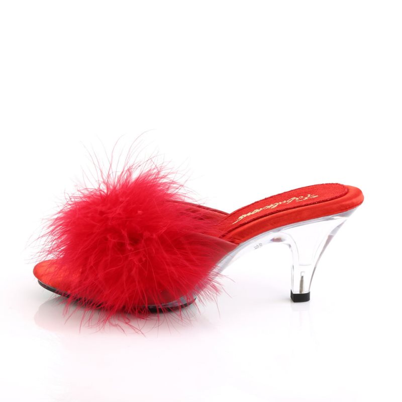 Pleaser Belle-301F Badslippers Dames Rood | BELGIE BEVDPNKJ