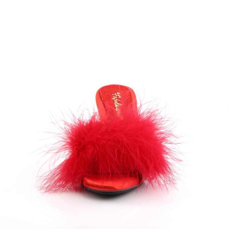 Pleaser Belle-301F Badslippers Dames Rood | BELGIE BEVDPNKJ
