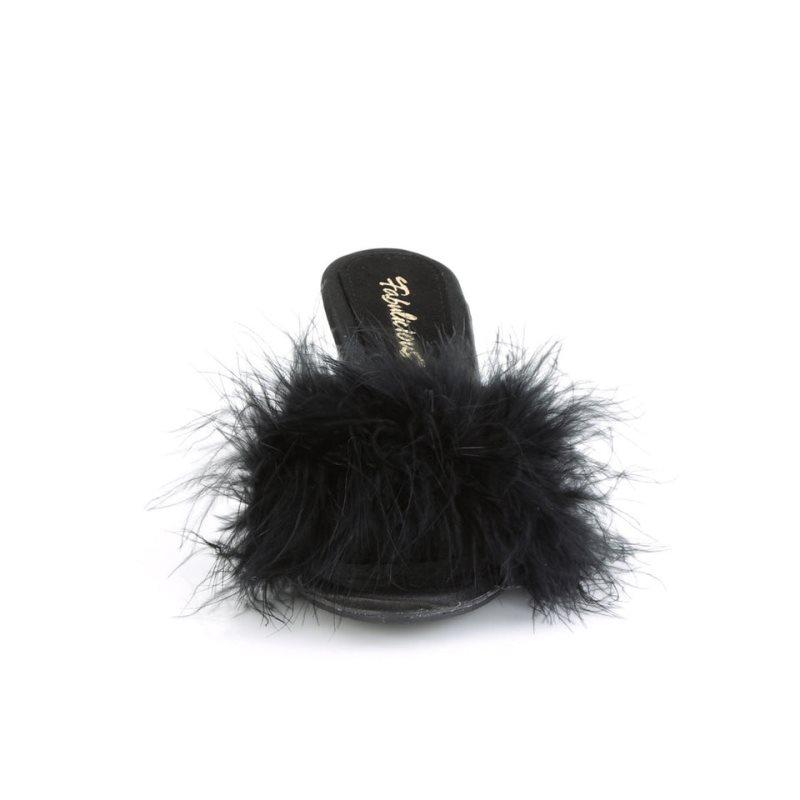 Pleaser Belle-301F Badslippers Dames Zwart | BELGIE BEQXLTCW