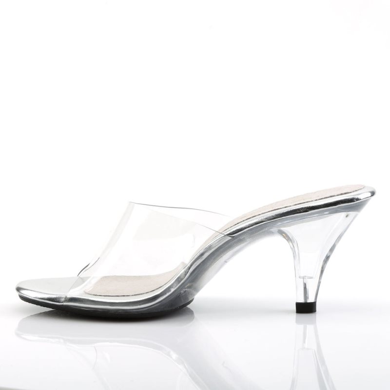 Pleaser Belle-301 Badslippers Dames Clear | BELGIE BEJGAKDO