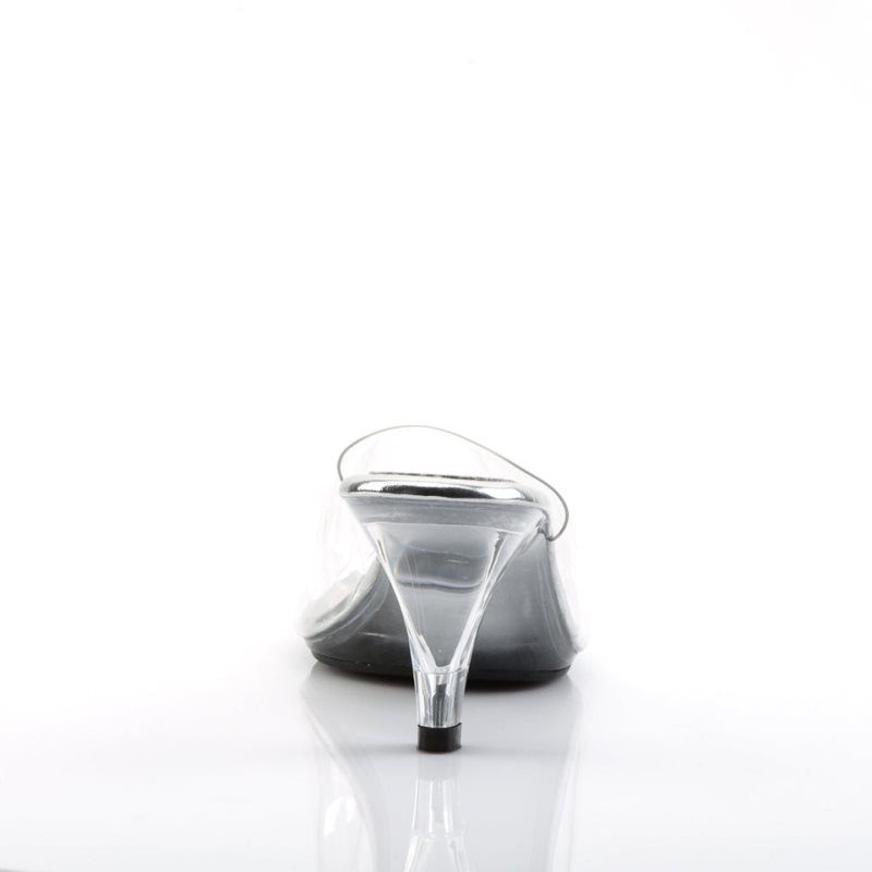 Pleaser Belle-301 Badslippers Dames Clear | BELGIE BEJGAKDO