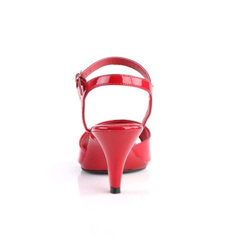 Pleaser Belle-309 Hakken Dames Rood | BELGIE BEMHKUOY