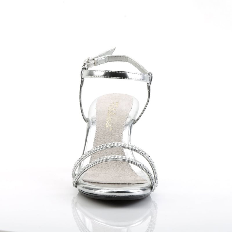 Pleaser Belle-316 Hakken Dames Zilver | BELGIE BEAQRXLI