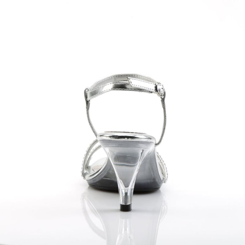 Pleaser Belle-316 Hakken Dames Zilver | BELGIE BEAQRXLI