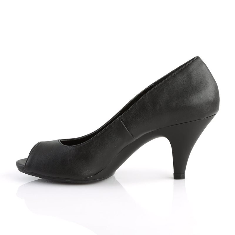 Pleaser Belle-362 Vegan Leather Hakken Dames Zwart | BELGIE BEVWUREG
