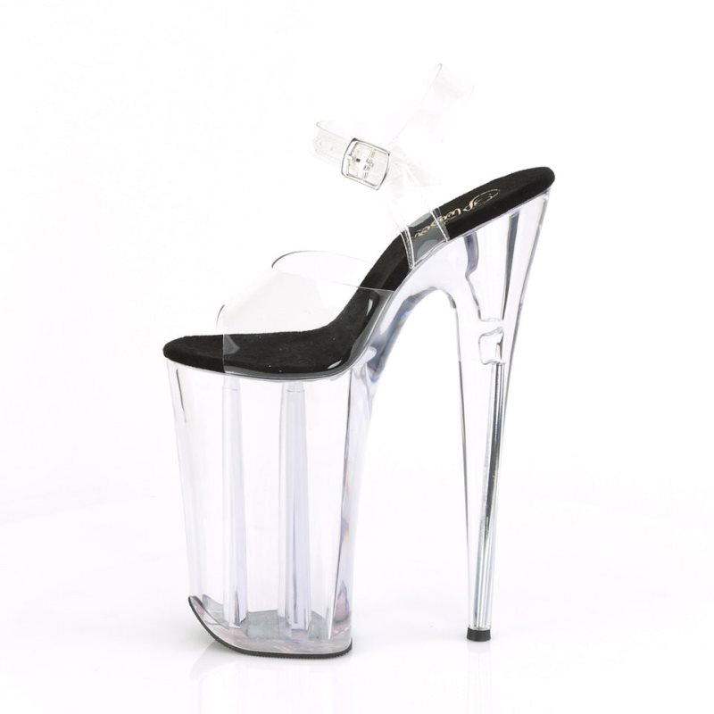 Pleaser Beyond-008 Hakken Dames Zwart | BELGIE BEGXWQHF